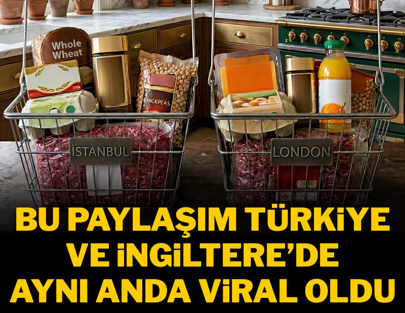Bu paylaşım Türkiye ve İngiltere'de aynı anda viral oldu