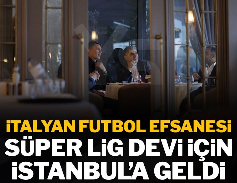 Paolo Maldini, Fenerbahçe için İstanbul'a geldi