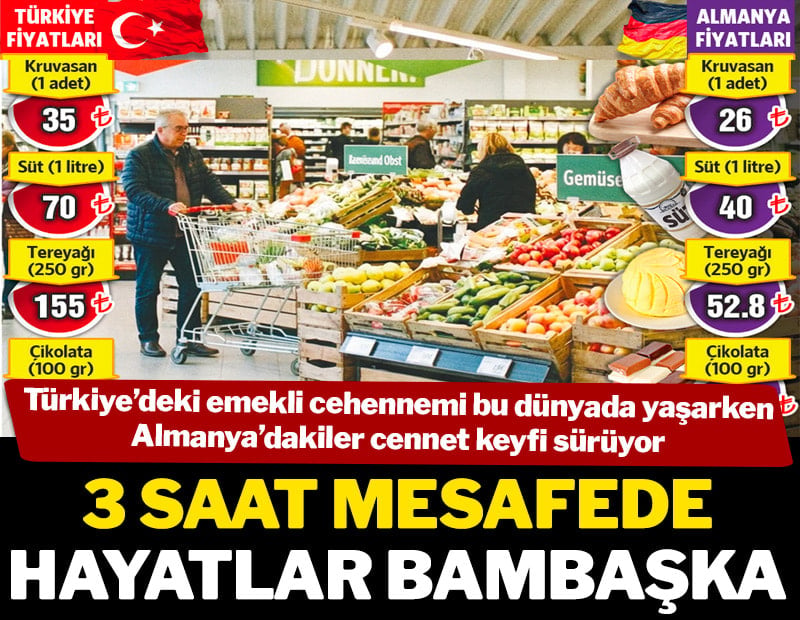 3 saat mesafede hayatlar bambaşka