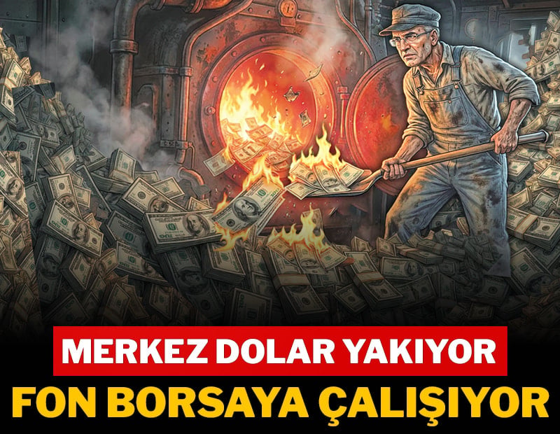 Merkez dolar yakıyor, fon borsaya çalışıyor