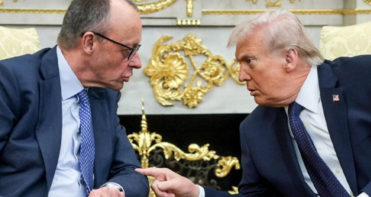 Tam 'buzlar eridi' derken Almanya Başbakanı’ndan Trump’ı küplere bindirecek sözler!