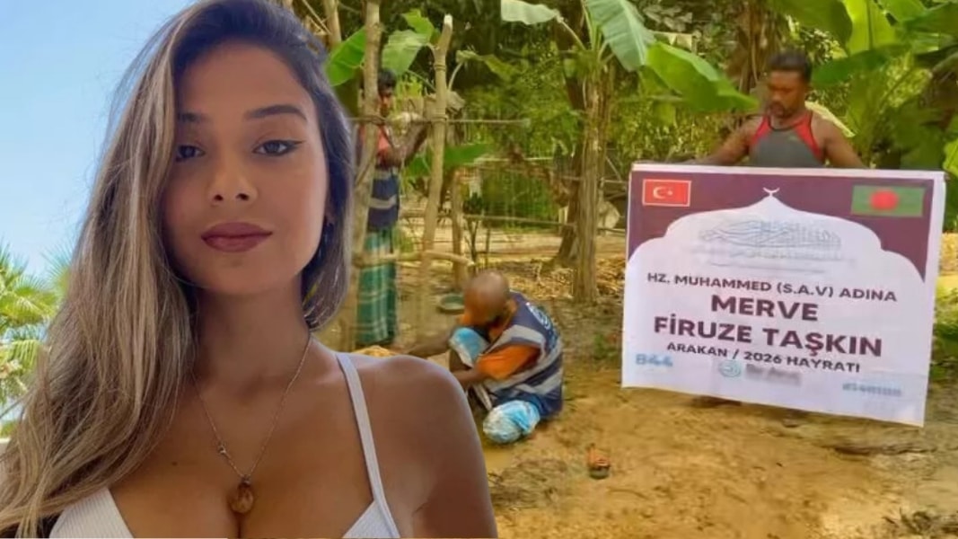 Onlyfans fenomeni Merve Taşkın Arakan'daki jestiyle gündemde