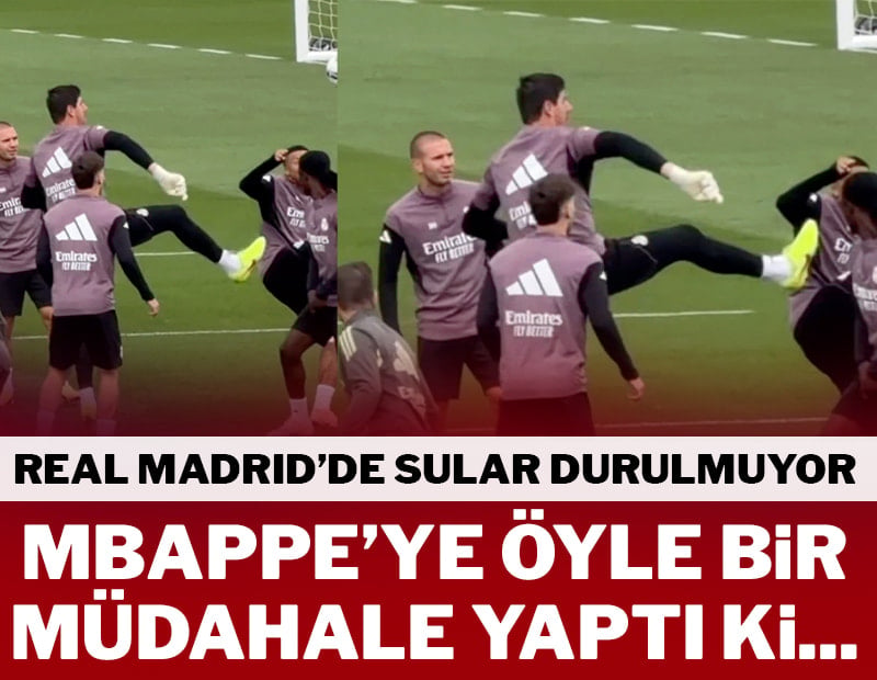 Real Madrid'de sular durulmuyor! Mbappe'ye öyle bir müdahale yaptı ki...