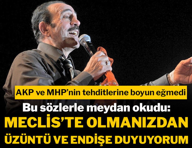 Mustafa Keser AKP ve MHP'nin tehditlerine meydan okudu