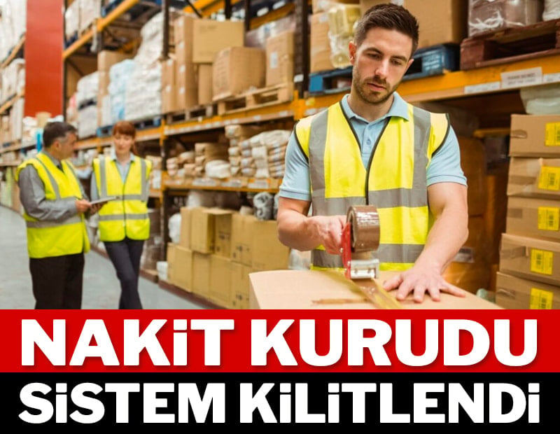 Nakit kurudu sistem kilitlendi