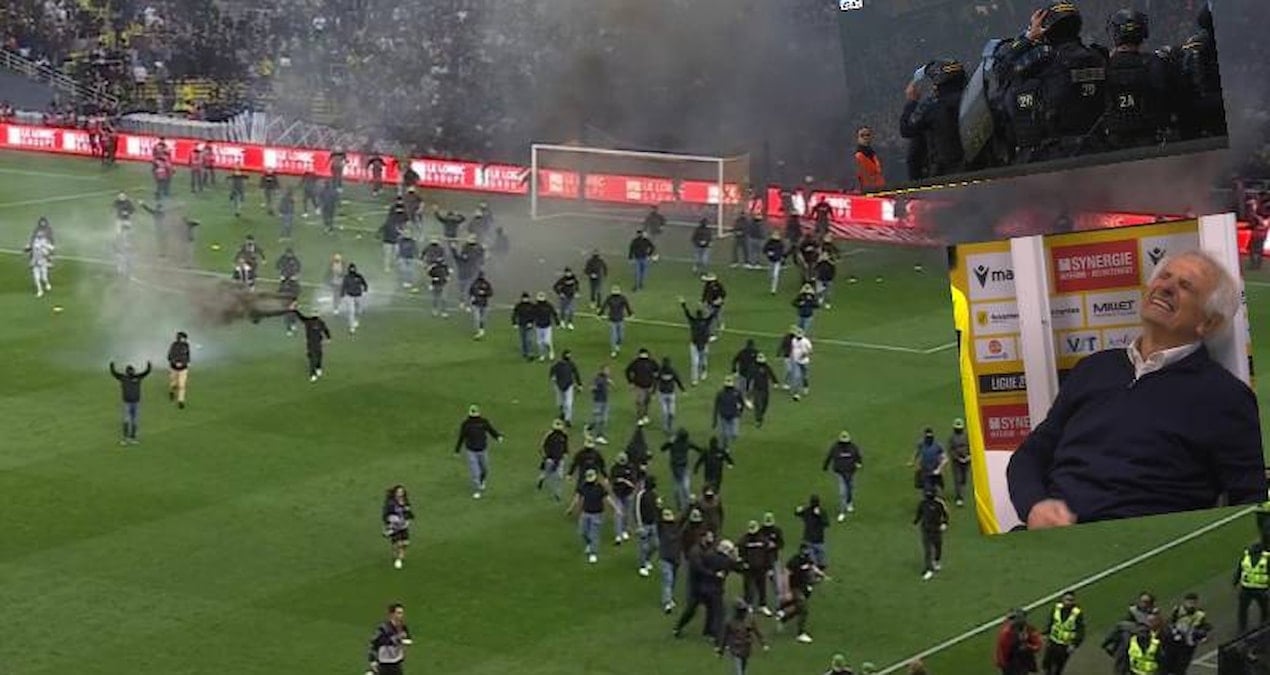 Küme düştüler sahaya daldılar! Eski Trabzonspor teknik direktörüne saldırdılar