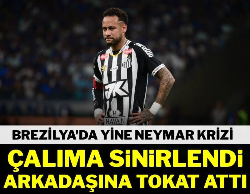 Neymar, Robinho’nun oğluna tokat attı! Yediği çalıma sinirlendi
