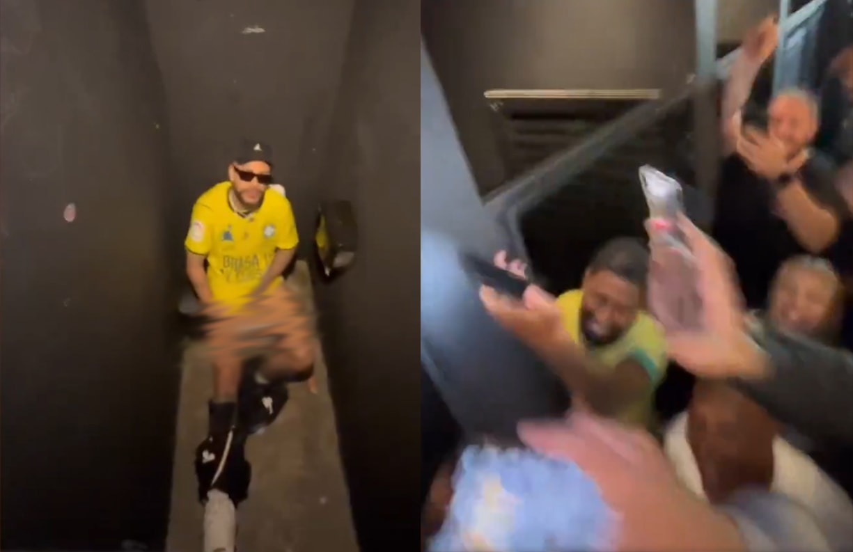 Neymar'a tuvalette taraftar baskını! Neye uğradığını şaşırdı