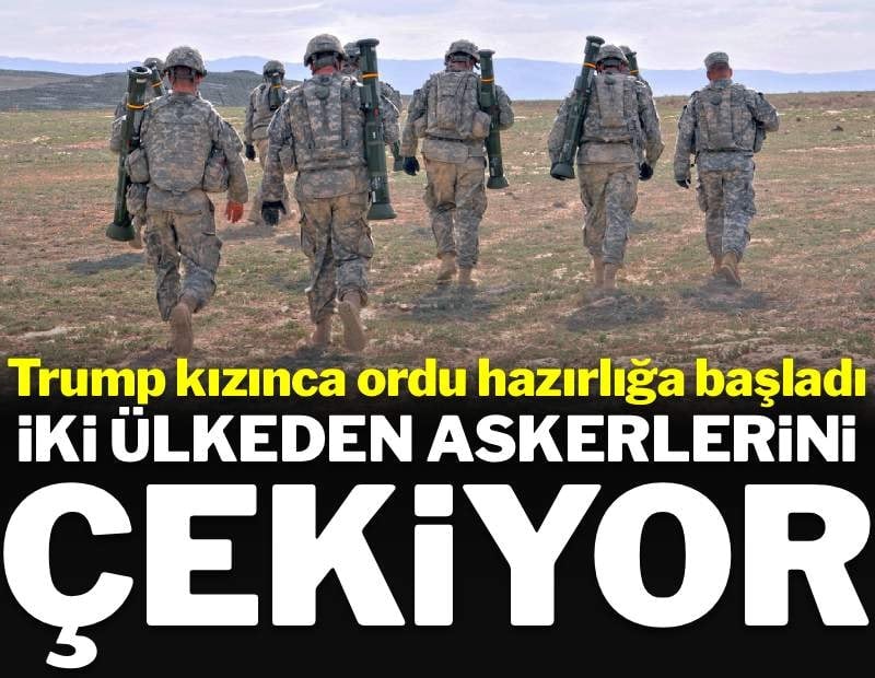 Trump İspanya ve İtalya'dan ABD askerlerini çekmeyi planlıyor