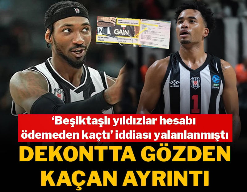 'Beşiktaşlı yıldızlar hesap ödemeden kaçtı' iddiası yalanlandı, fatura tarihi tartışma yarattı