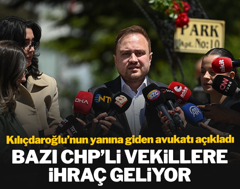 CHP'li vekillere ihraç geliyor