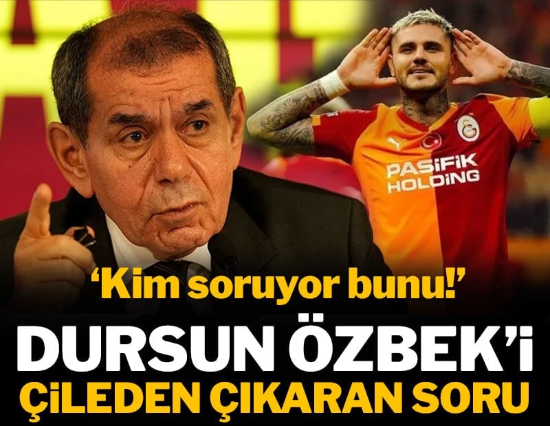 Dursun Özbek, Mauro Icardi sorusuna ateş püskürdü: 'Kim soruyor bunu!'