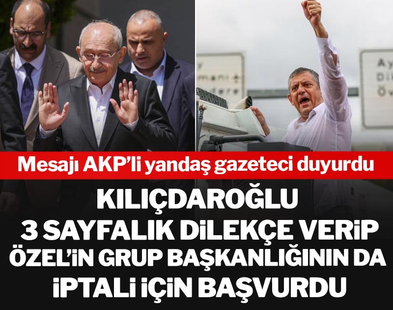 Son dakika... Kılıçdaroğlu 3 sayfalık dilekçe verip Özel’in grup başkanlığının da iptali için başvurdu