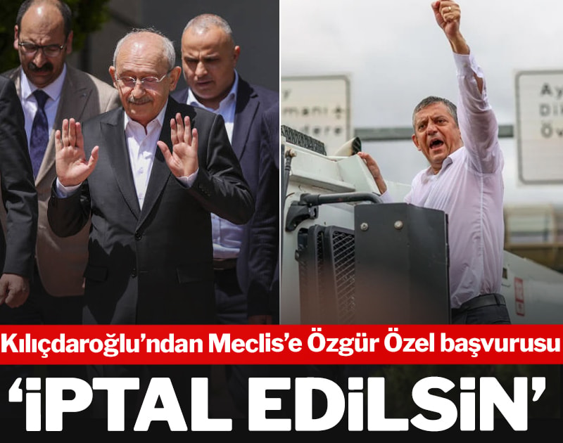 Son dakika... Kılıçdaroğlu Özel'in grup başkanlığının iptalini istedi