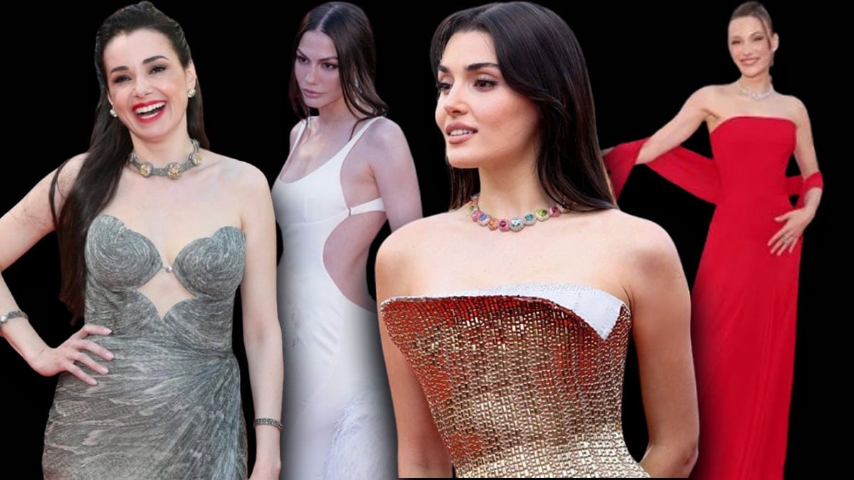 Cannes Film Festivali’nde Türk rüzgarı: Kırmızı elbisesiyle fırtınalar estirdi