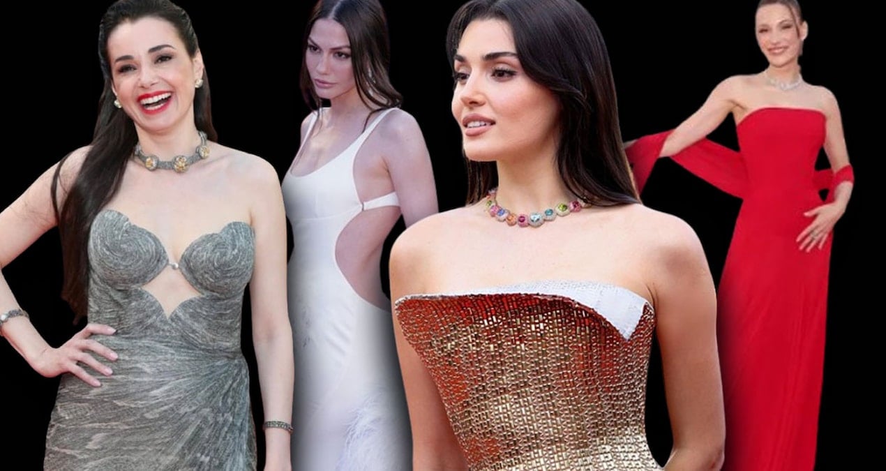 Cannes Film Festivali’nde Türk rüzgarı! Hande Erçel, Demet Özdemir ve Özgü Namal şıklık yarışına girdi
