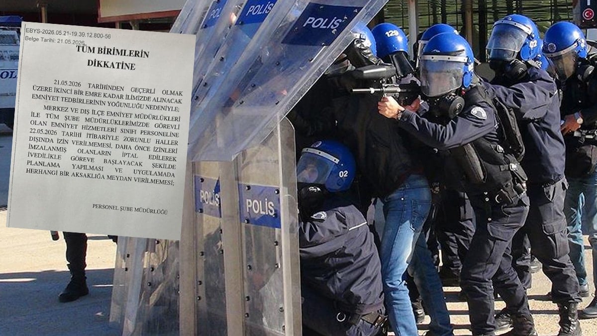 Ankara ve İstanbul'da izinler iptal edildi