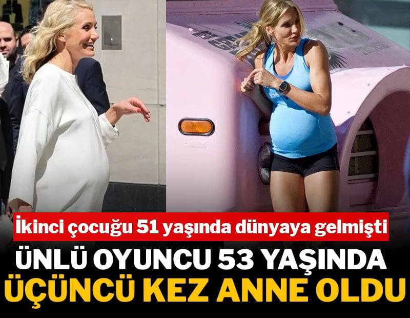 53 yaşında üçüncü kez anne oldu: Ünlü oyuncu sevincini paylaştı
