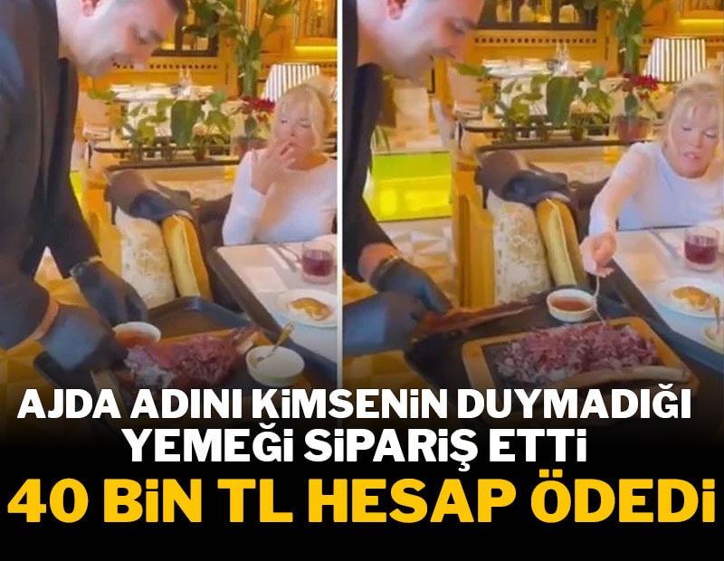 Tek öğün yemek için rekor para ödedi