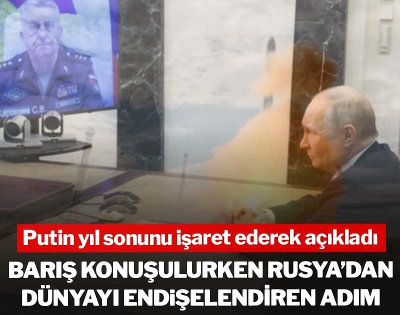 Putin yıl sonunu işaret ederek açıkladı: Barış konuşulurken Rusya’dan dünyayı endişelendiren adım