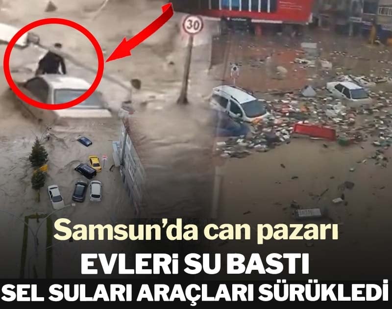 5 ili sağanak vurdu! Evleri su bastı, otomobiller sular altında kaldı