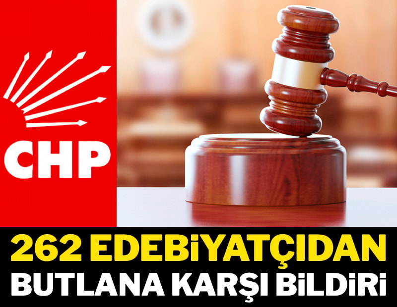 262 edebiyatçıdan butlana karşı bildiri