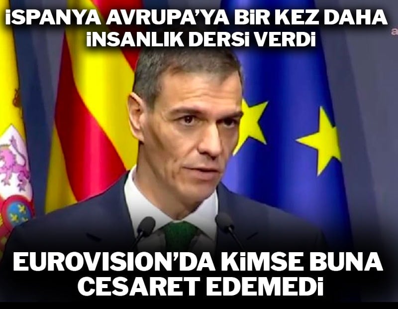 İspanya Eurovision kararını 'İsrail'e çifte standartı kabul etmiyoruz' diyerek duyurdu