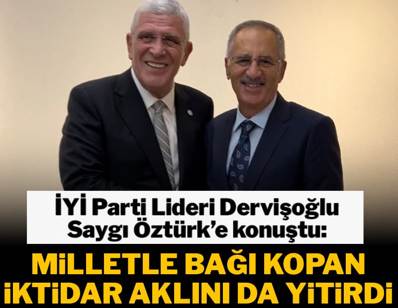 İktidarın milletle bağı koptu