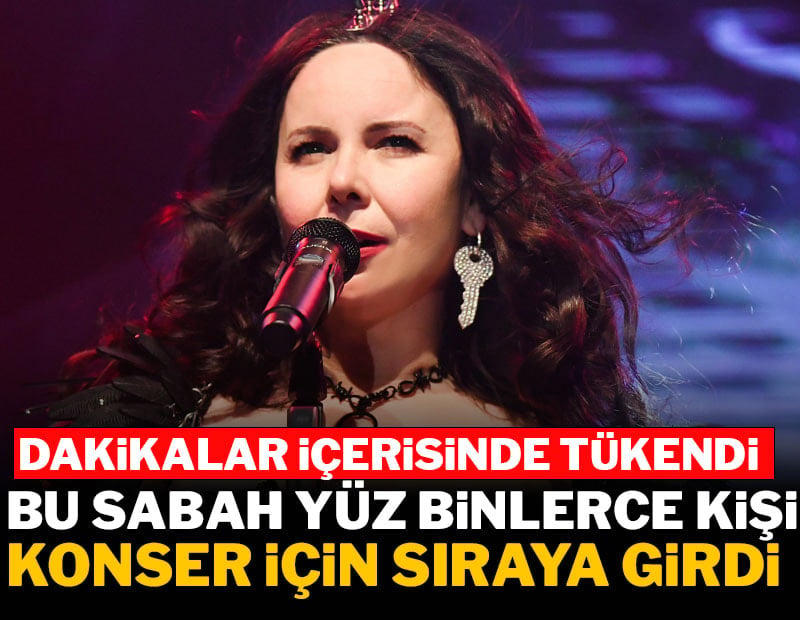 Şebnem Ferah’a yoğun ilgi: 140 binden fazla kişi online sırada