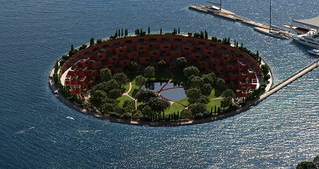 Gölün ortasına yeni bir şehir inşa edecekler