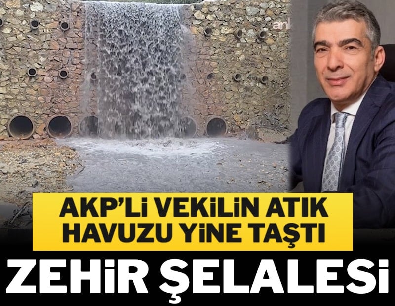 Derenin suyu zift akıyor