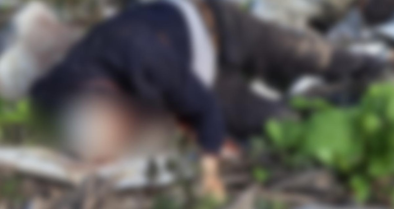 Dere kenarında bıçaklanarak öldürülmüş erkek cesedi bulundu