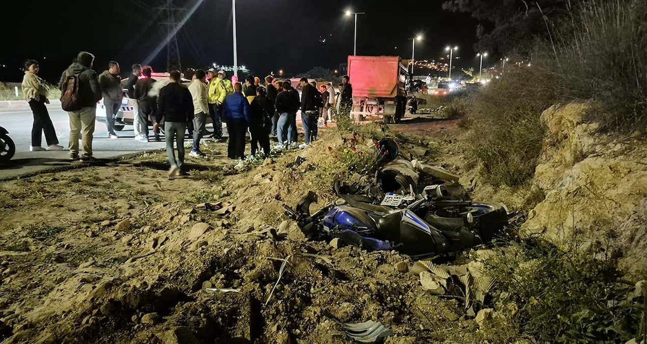 Bodrum'da trafik kazası: 23 yaşındaki motosiklet sürücüsü hayatını kaybetti