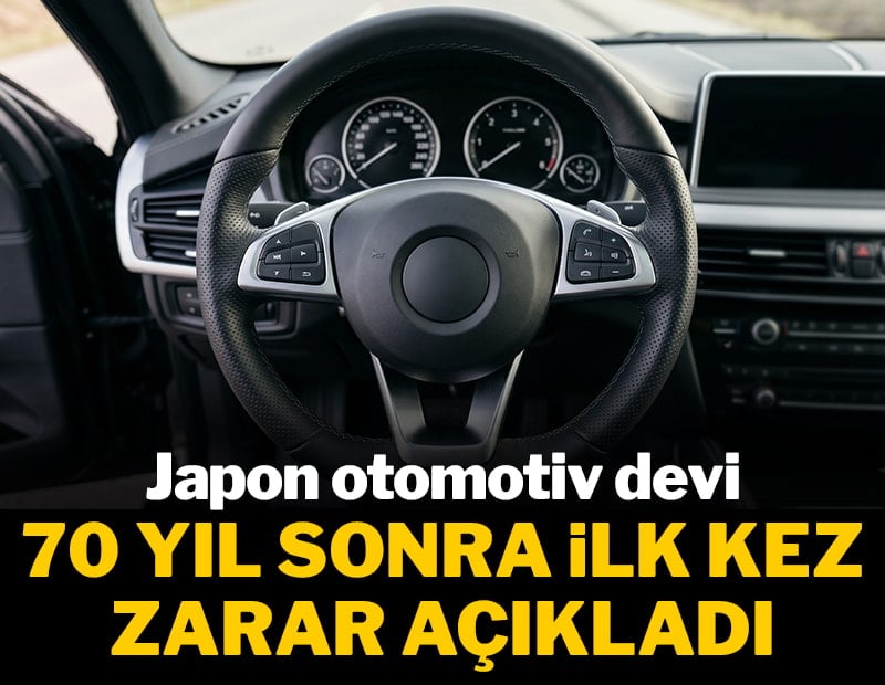 Japon otomotiv devi 70 yıl sonra ilk kez zarar açıkladı