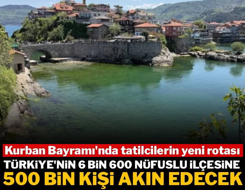 Türkiye'nin 6 bin 600 nüfuslu ilçesine 500 bin kişi gidecek