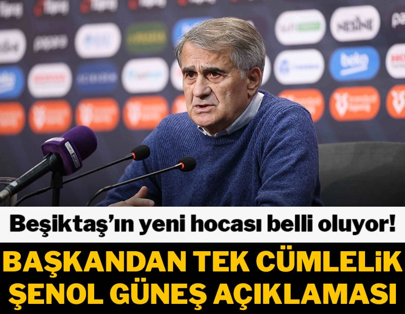Şenol Güneş, Beşiktaş'a dönecek mi? Serdal Adalı'dan net yanıt