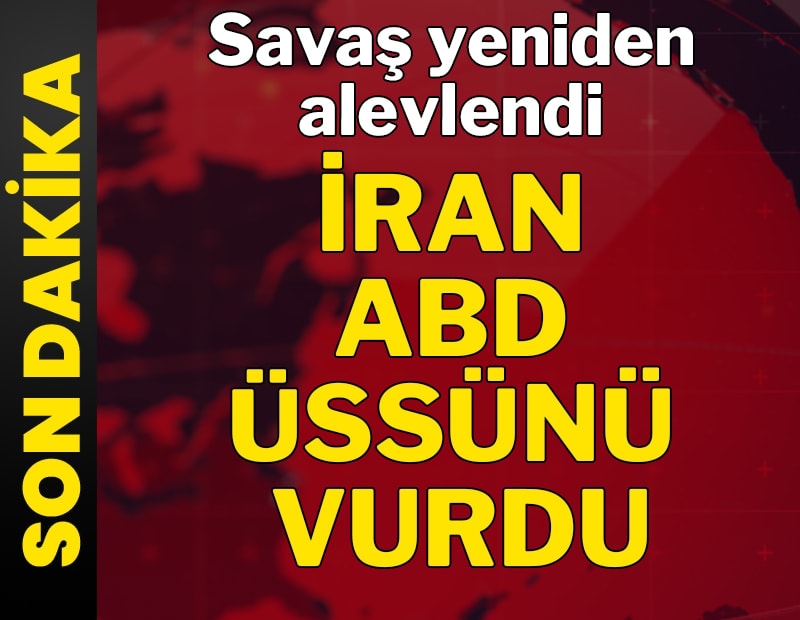 Savaş yeniden alevlendi! İran, Kuveyt'teki ABD üssünü vurdu