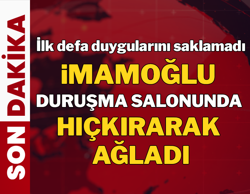 SON DAKİKA | Ekrem İmamoğlu gözyaşlarına hakim olamadı