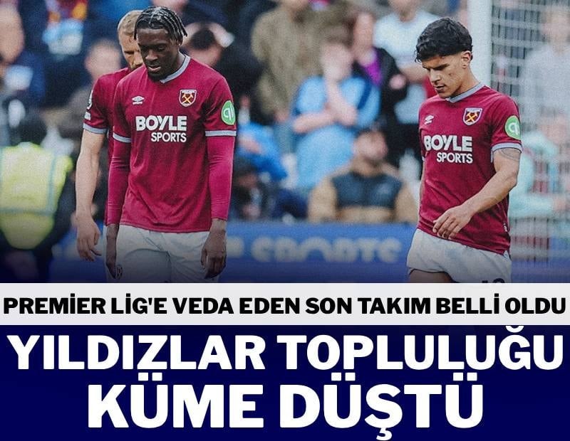 Yıldızlar topluluğu küme düştü! Premier Lig’e veda eden son takım belli oldu