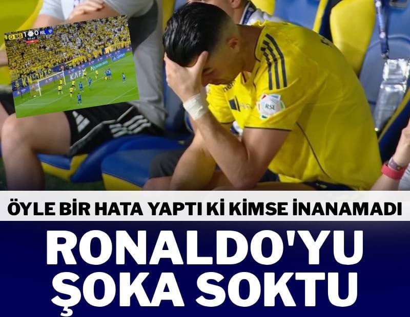 Cristiano Ronaldo’yu şoka sokan hata! Suudi Arabistan’da şampiyonluk son haftaya kaldı