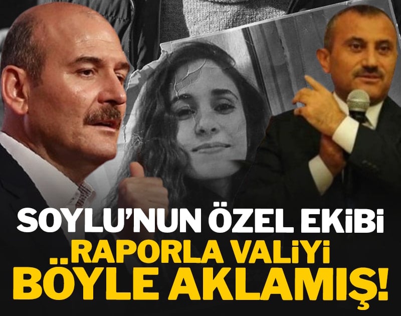 Soylu’nun özel ekibi raporla valiyi böyle aklamış