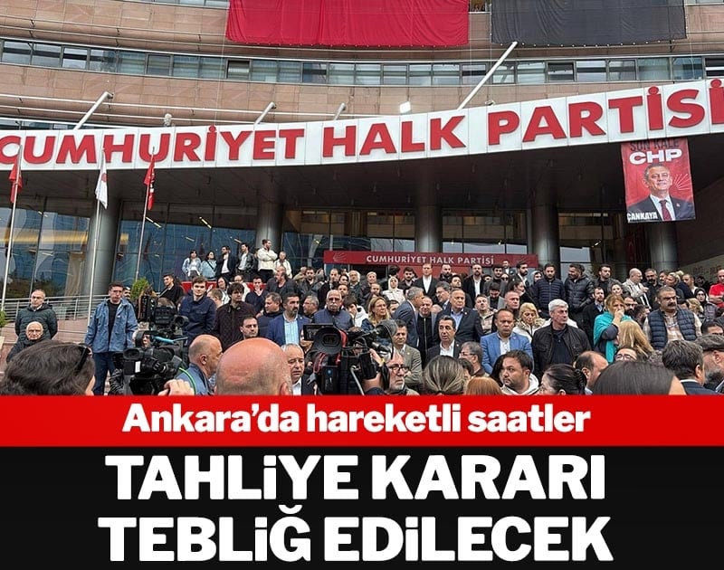CHP Genel Merkezi önünde hareketlilik: Polis sayısı artıyor!