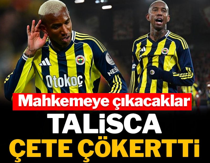 Anderson Talisca çete çökertti: Mahkemeye çıkacaklar