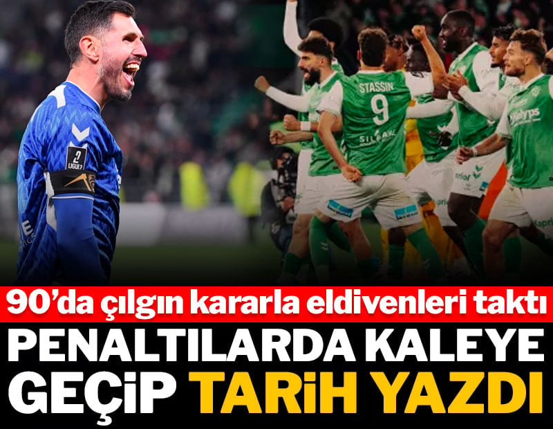 Penaltılarda kaleye geçip tarih yazdı: 90'da girdi kaderi değiştirdi