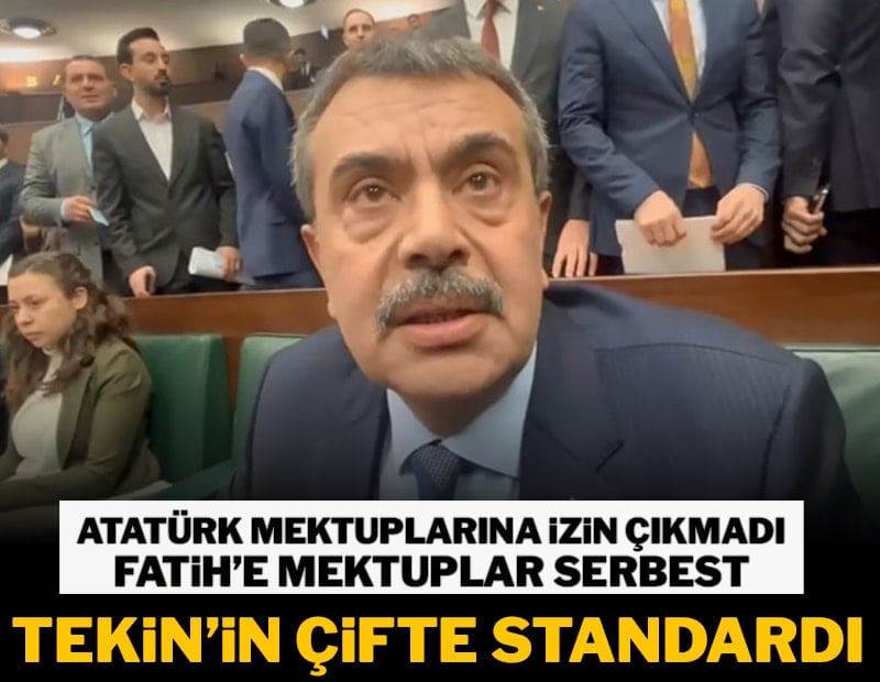 Tekin’in çifte standardı