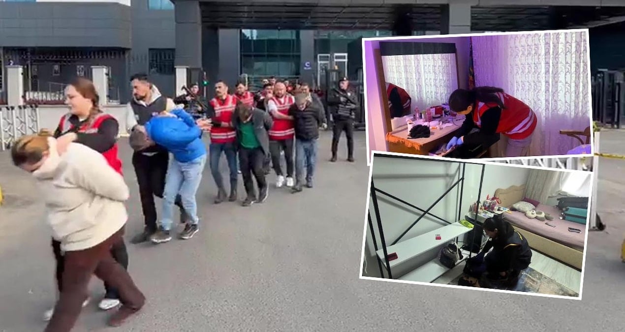 Tekirdağ'da fuhuş operasyonu: 11 kişi tutuklandı, 14 kadın kurtarıldı