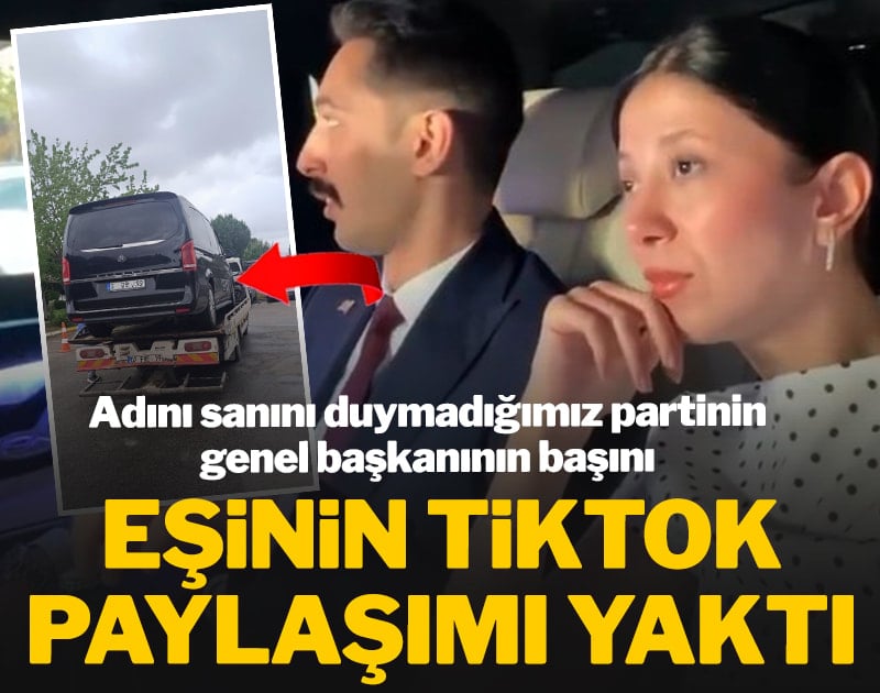 Başkanı eşinin Tiktok paylaşımı yaktı: 313 bin 392 lira ceza kesildi