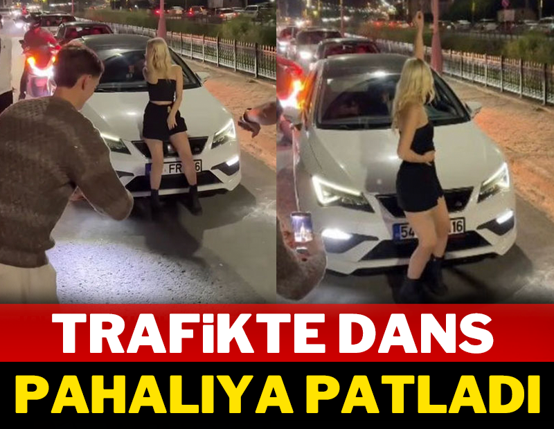 Trafikte dans genç kadına pahalıya patladı!