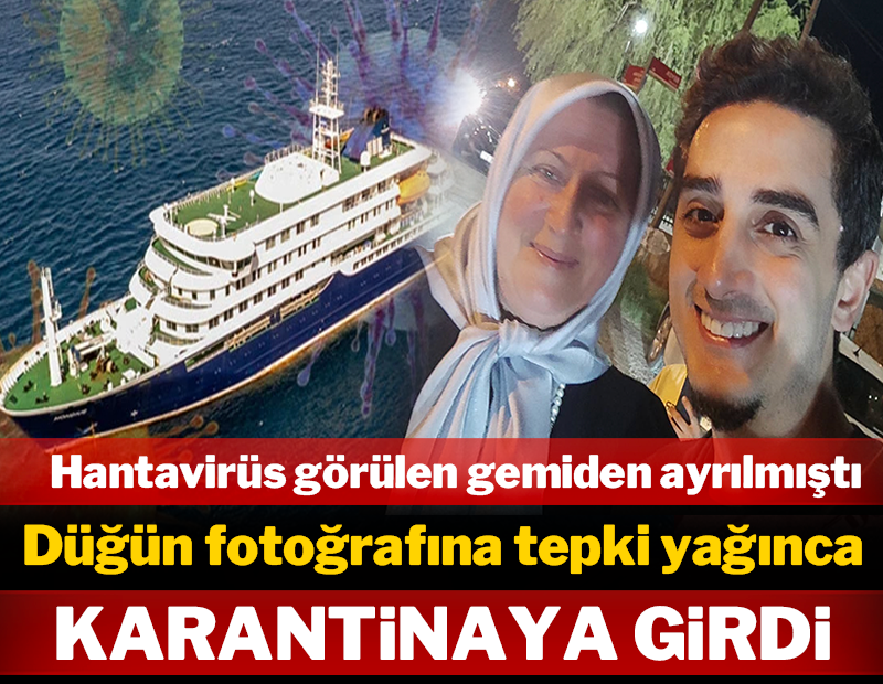 Hantavirüs görülen gemiden ayrılıp düğüne katıldı: Tepki yağınca kendini karantinaya aldı