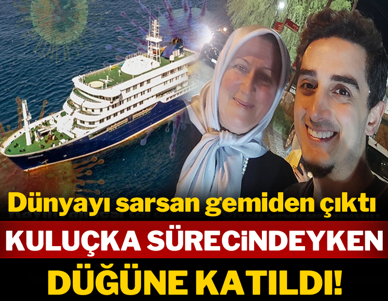 Ruhi Çenet dünyayı sarsan gemiden çıktı: Kuluçka sürecindeyken düğüne katıldı!